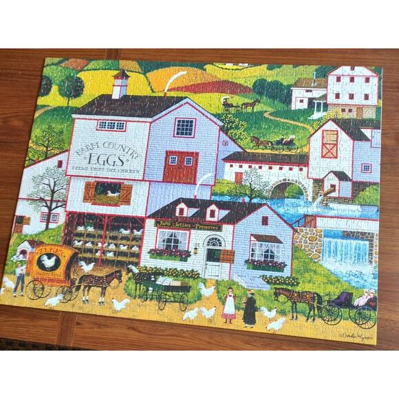 CHARLES WYSOCKI 1000 PIECE JIGSAW PUZZLE "Virginia's Nest" with poster - Picture 6 of 9